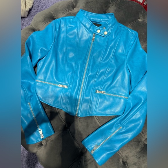 7 for all mankind leather jacket - Picture 3 of 7